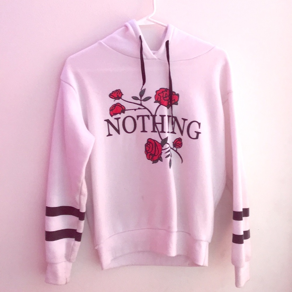 Nothing sweatshirt with roses